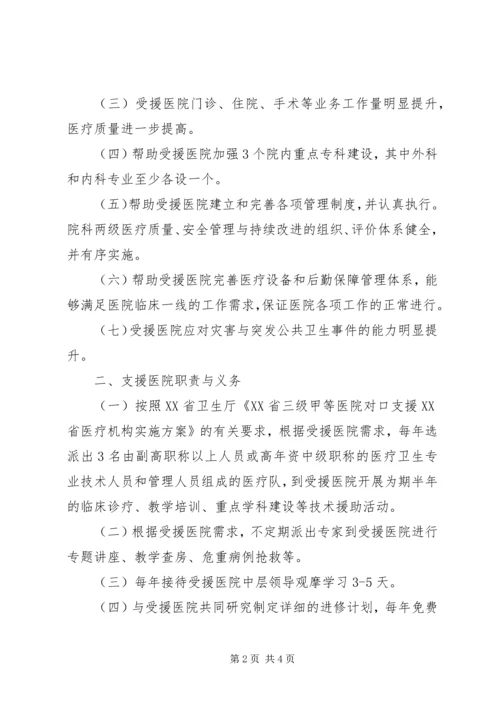 医院对口支援会议讲话 (2).docx