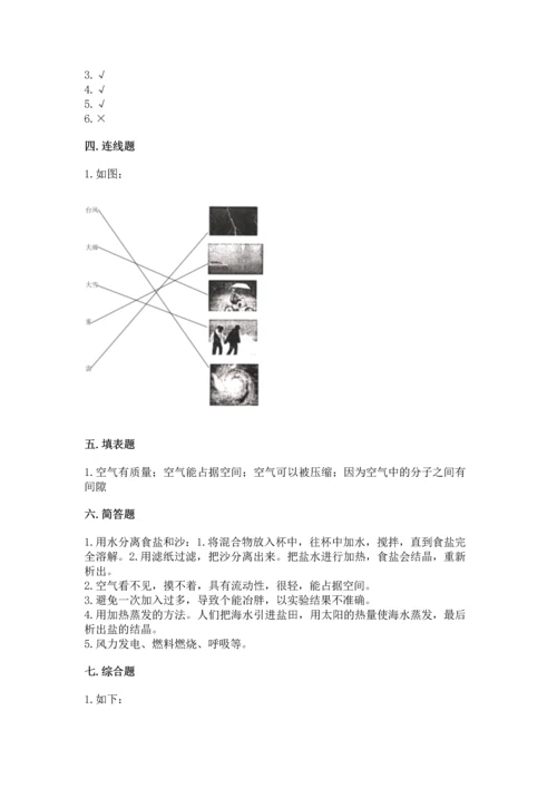 教科版三年级上册科学期末测试卷【典型题】.docx