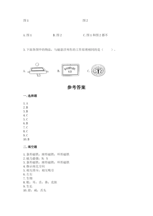 教科版二年级下册科学期末测试卷a4版.docx