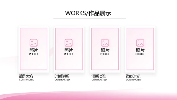 粉色美容美发年终工作总结汇报计划PPT模板