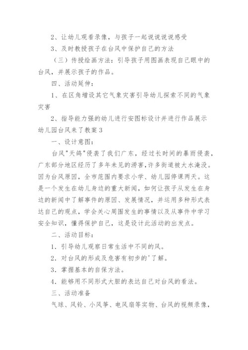 幼儿园台风来了教案.docx