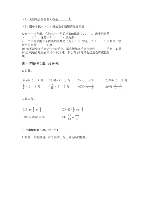 人教版六年级下册数学期末测试卷精品（突破训练）.docx