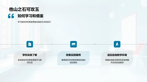 智慧课堂实战分享PPT模板