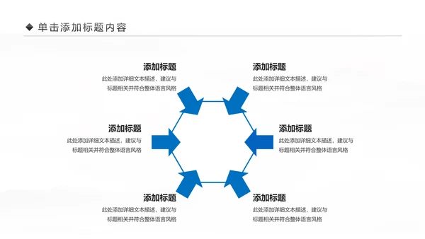 大气蓝色商务企业合作团队精神PPT模板
