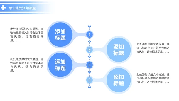 精美蓝色医疗科技医学ppt动态模板