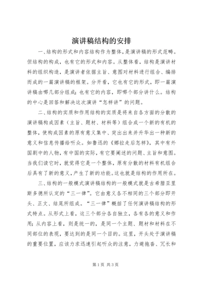 演讲稿结构的安排 (6).docx