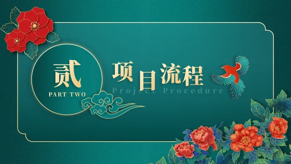 翡翠绿月满中秋节营销活动方案通用PPT模版
