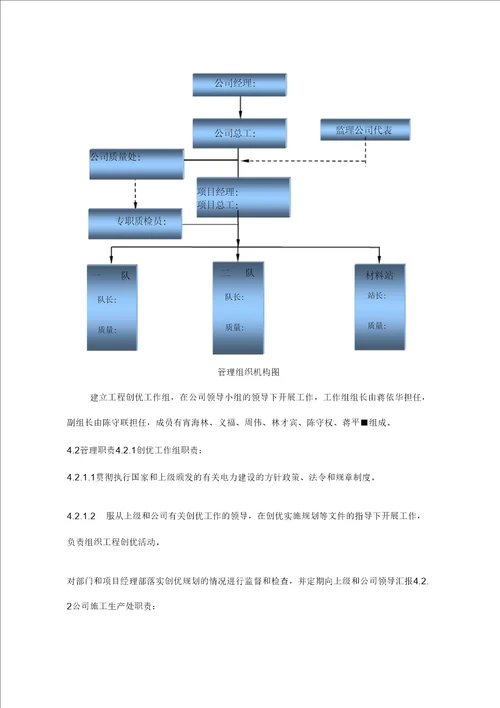 承建220kV输电线路工程施工创优实施规划