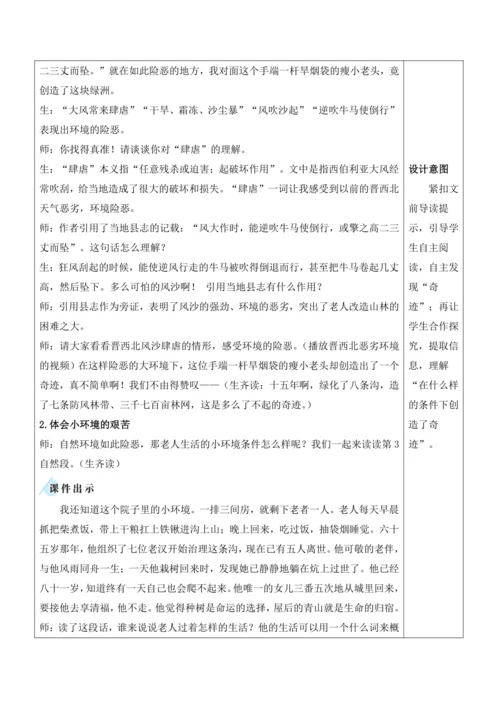 20《青山不老》教案