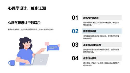 求职简历的秘诀PPT模板