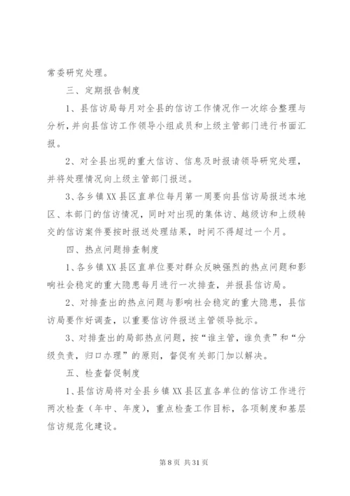 XX市规划局网上信访工作制度.docx