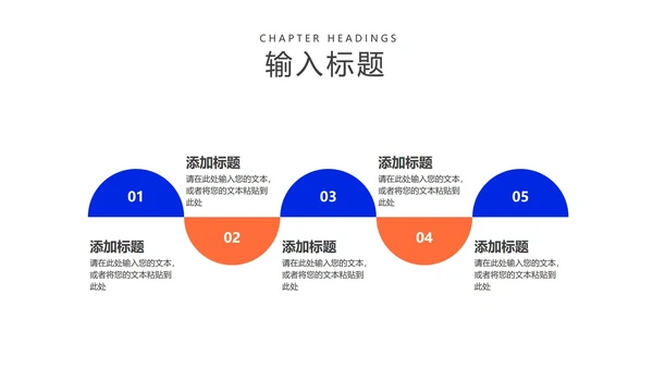 蓝色简约风工作总结汇报PPT模板