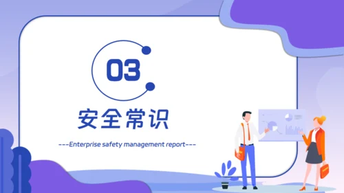 企业安全生产管理汇报通用PPT模板