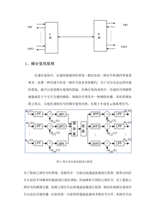 电子科大通信学院综合优质课程设计基础报告汇总.docx