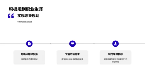 专科生就业讲座PPT模板