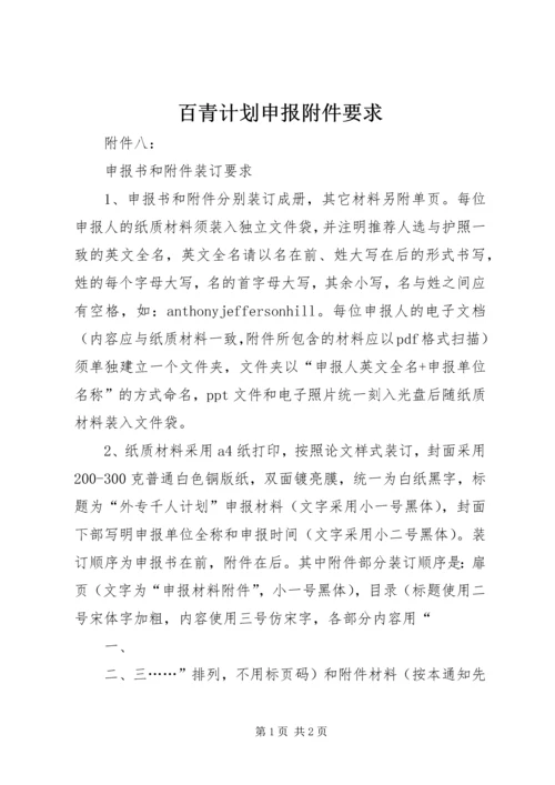 百青计划申报附件要求 (3).docx