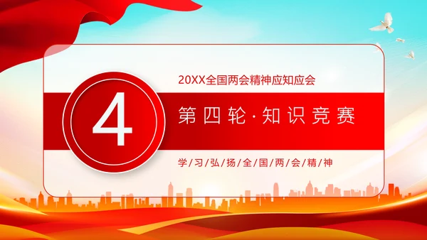 全国两会知识竞赛两会精神两会应知应会PPT课件