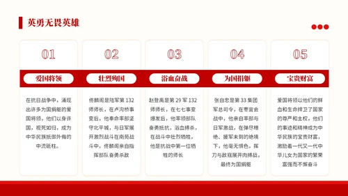 红色党政风格铭记历史砥砺前行PPT模板