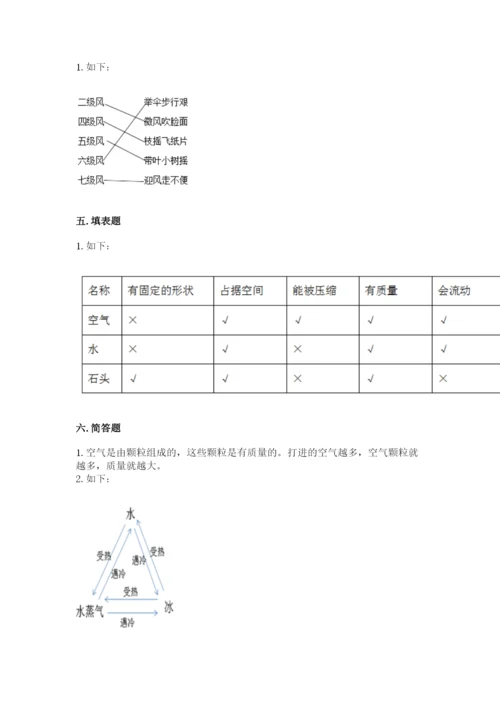 教科版小学三年级上册科学期末测试卷附参考答案【达标题】.docx