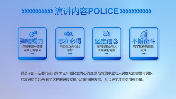 忠诚正义秉公执法公安警察动态PPT