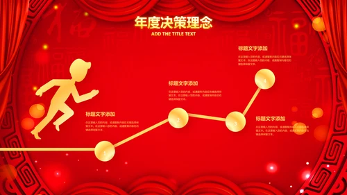 龙年2024年会新年快乐联欢晚会颁奖PPT模板