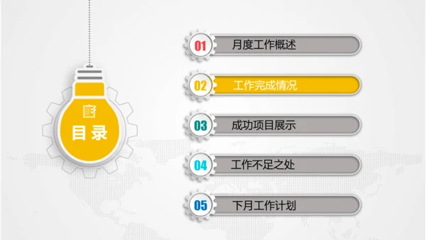 月度季度半年工作总结汇报PPT模板