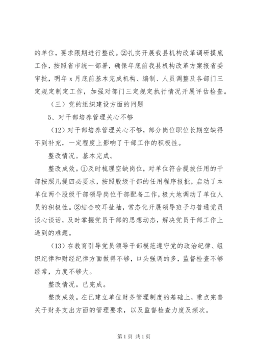 关于巡察整改情况的报告.docx