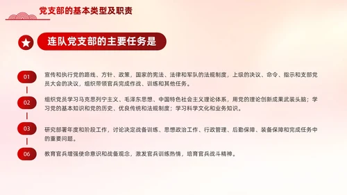 红色党支部基础知识党课党建PPT模板