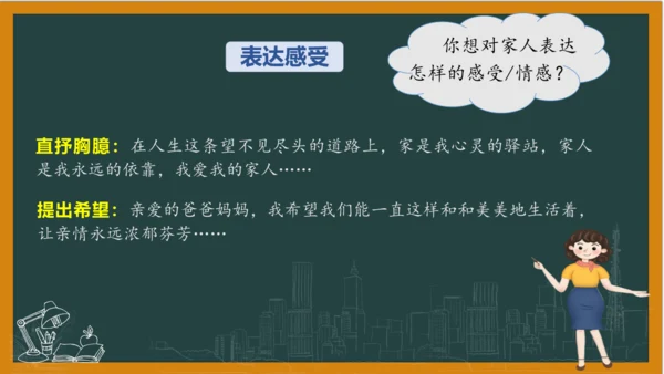 统编版语文四年级上册 第二单元习作：  我的家人课件