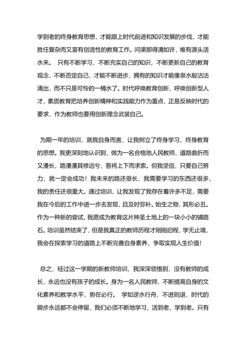 初中新教师校本培训工作总结.docx