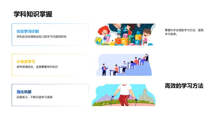 初三中考备战指南PPT模板