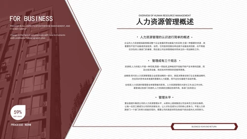 红色简约风年终汇报PPT模板