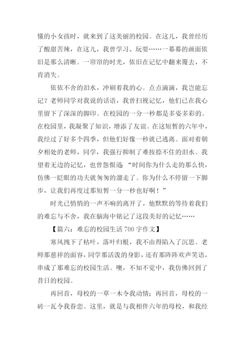 难忘的校园生活作文-1.docx