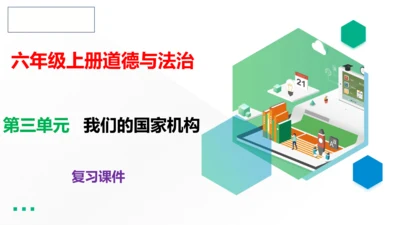 六年级上册道德与法治第三单元我们的国家机构复习课件