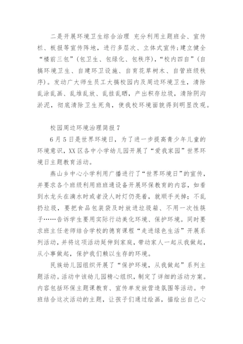 校园周边环境治理简报.docx