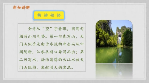 17课《古诗三首》《望天门山》《饮湖上初晴后雨》   课件