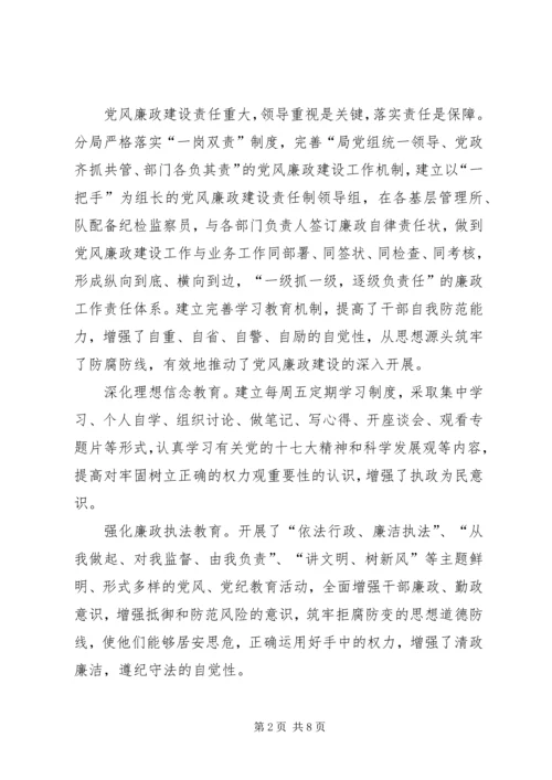 工商局党风廉政建设调研报告.docx