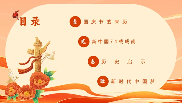 盛世中华举国同庆国庆通用PPT模板