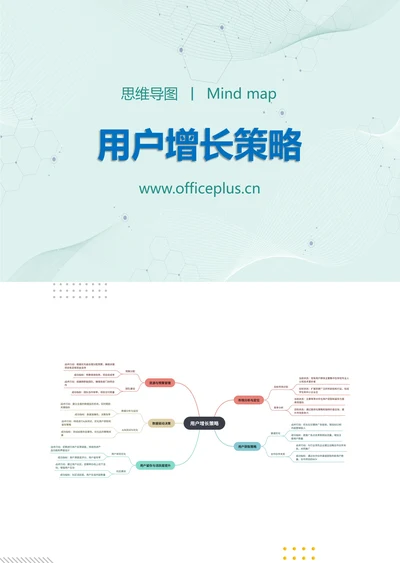用户增长策略和识分享思维导图