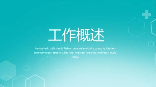 逆行者蓝色医生工作总结述职报告PPT
