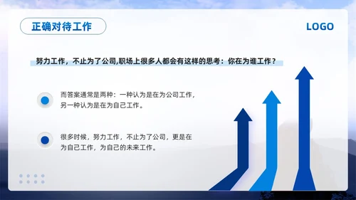 蓝色简约责任心与执行力PPT模板宣传PPT动态PPT