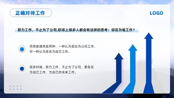 蓝色简约责任心与执行力PPT模板宣传PPT动态PPT