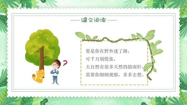 要是你在野外迷了路小清新二年级语文下册PPT小学语文二年级小学语文二年级下册课件