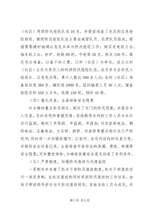 人民政府防汛工作汇报.docx