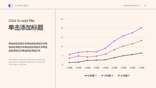 黑紫色简约高级职业规划书PPT模板