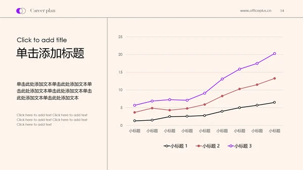 黑紫色简约高级职业规划书PPT模板
