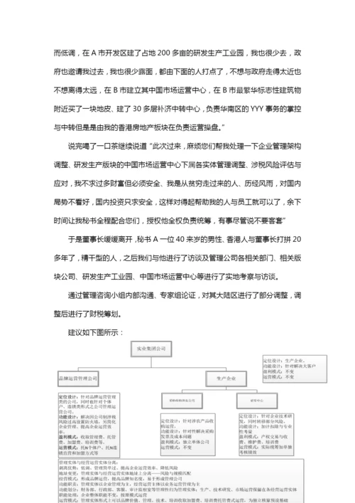 张金宝-管理实体与经营运营实体分离案.docx