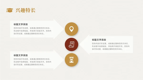 复古简约风研究生复试汇报个人简历自我介绍述职报告ppt模板