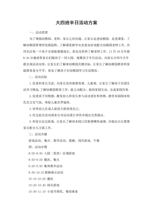 大班半日活动专项方案.docx
