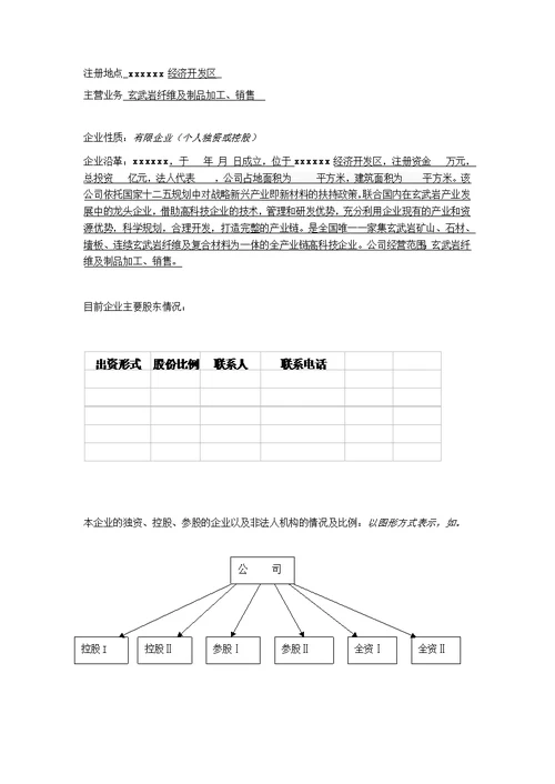 10000吨连续玄武岩纤维及制品项目可行性实施方案